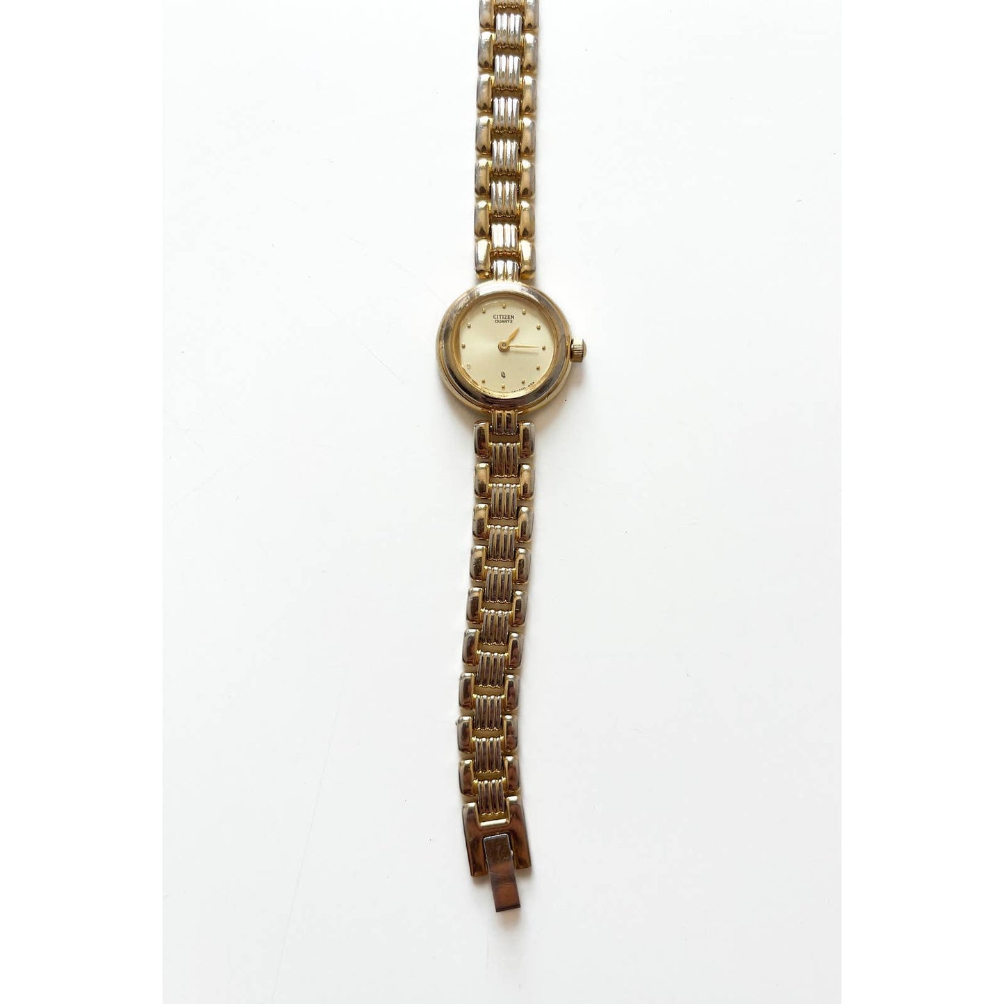Vintage Gold Citizen Watch Chainlink