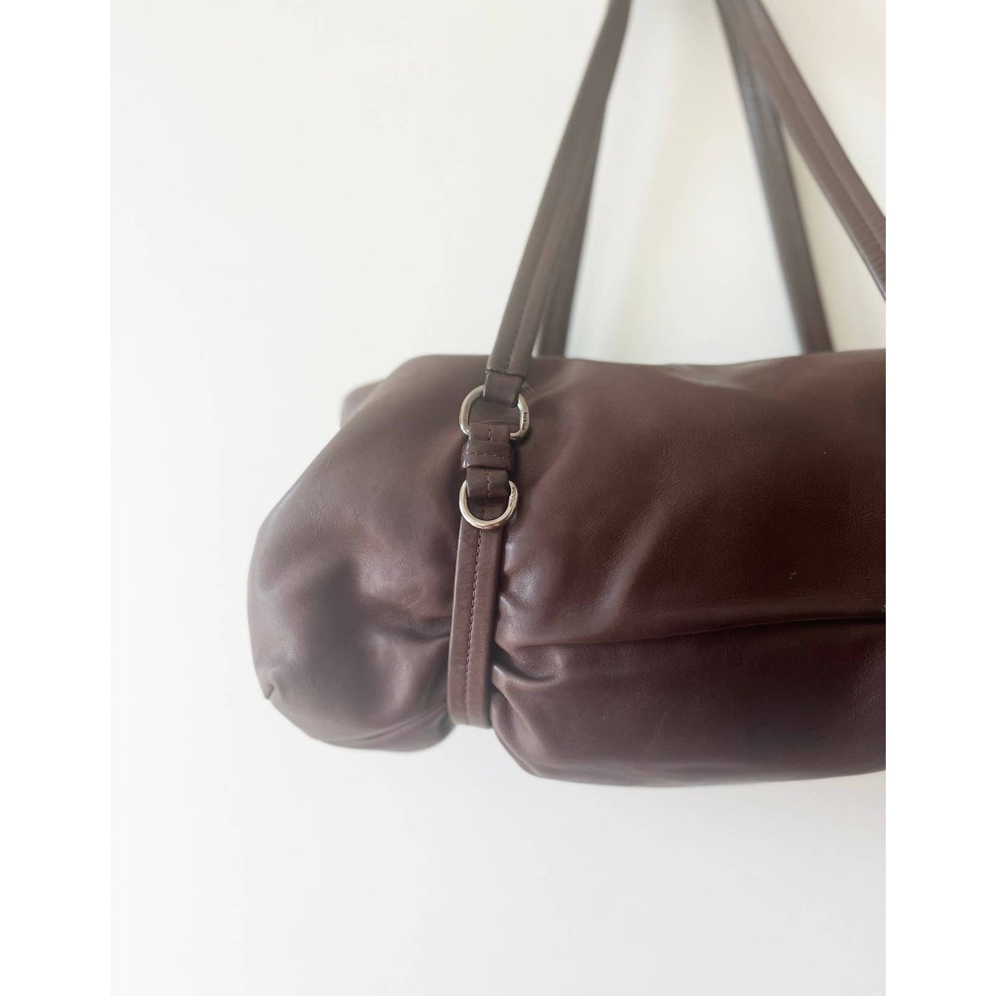 Vintage Scrunch Prada Napa Leather Bag