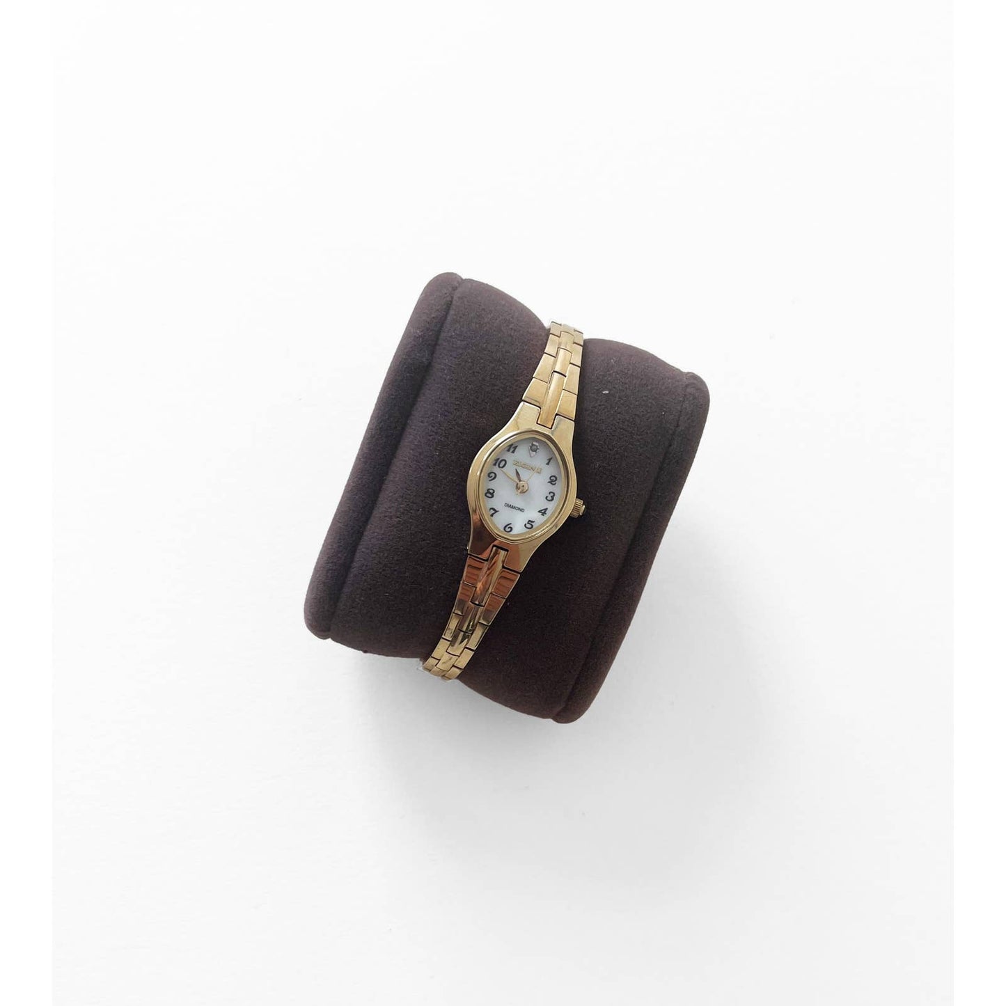 Vintage Gold Watch with Pearl Face