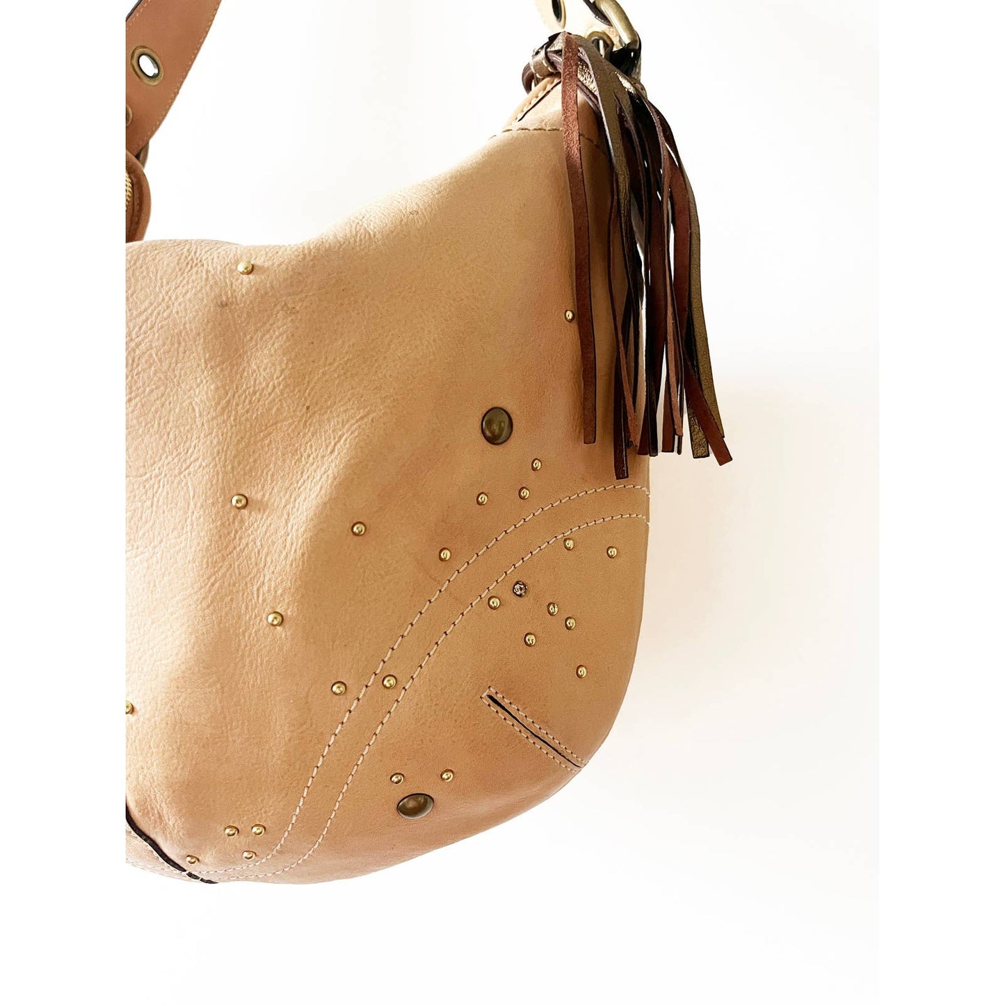 Vintage Y2k Coach Studded Shoulder Bag