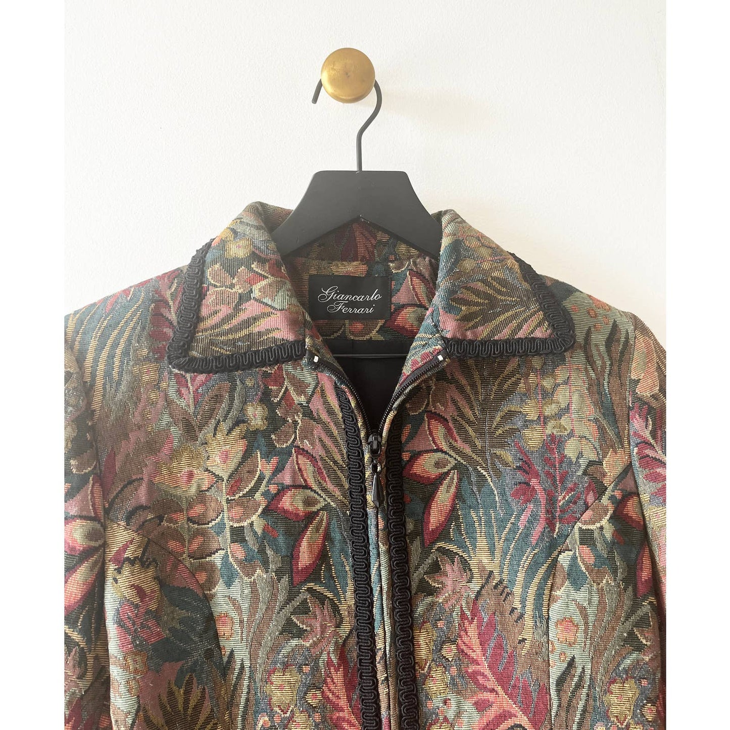 Vintage 90's Blue Tapestry Jacket Blazer