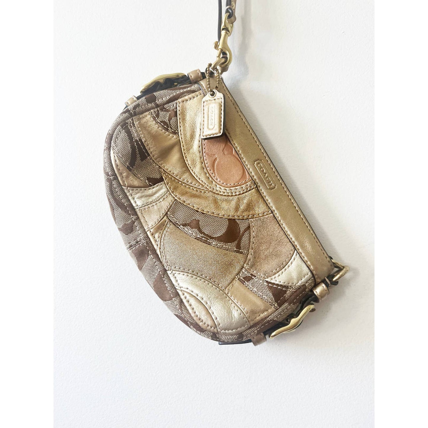 Vintage Coach Patchwork Mini Bag