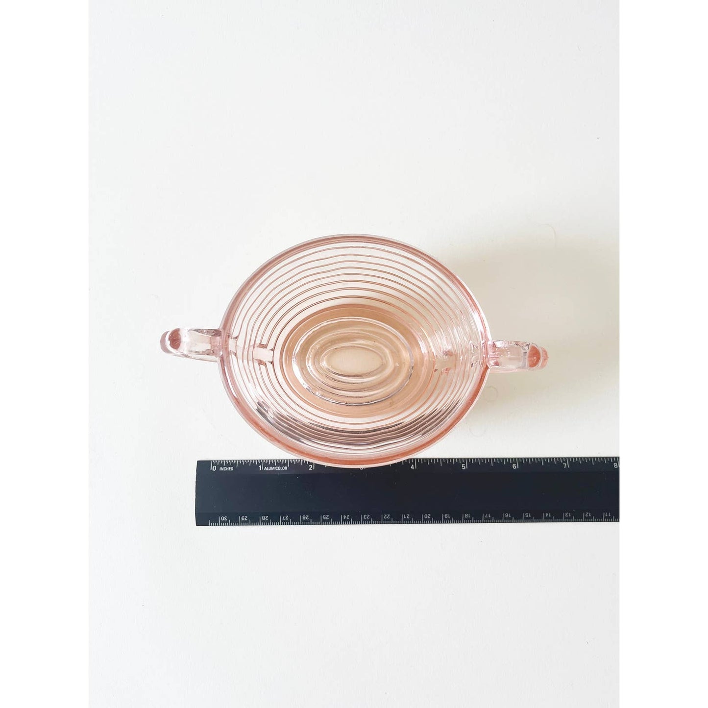 Vintage Pink Impression Coffee Milk Glasses | Pretty Pink Kitchenware | Eclectic Glassware