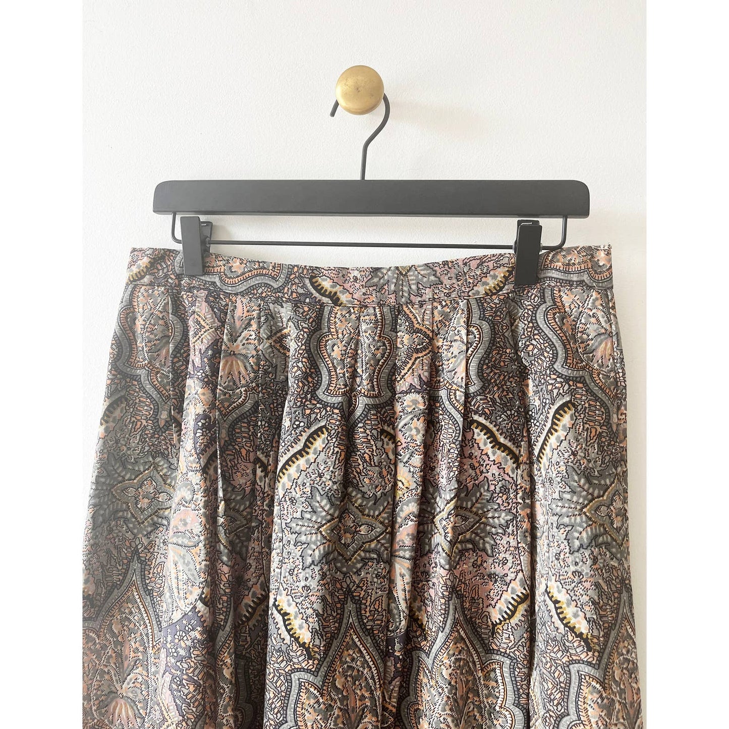 Vintage Floral Boho Maxi Floral Skirt