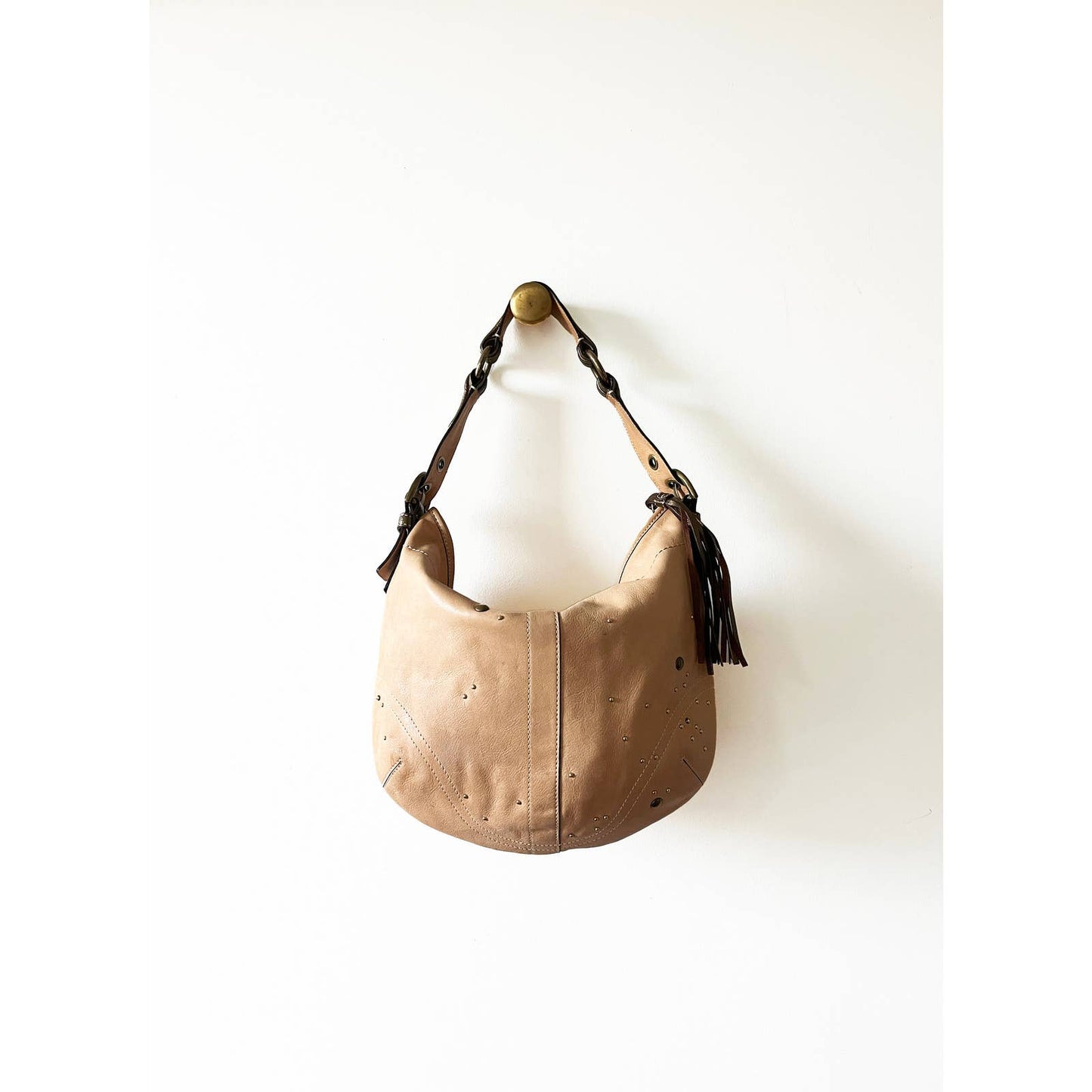 Vintage Y2k Coach Studded Shoulder Bag