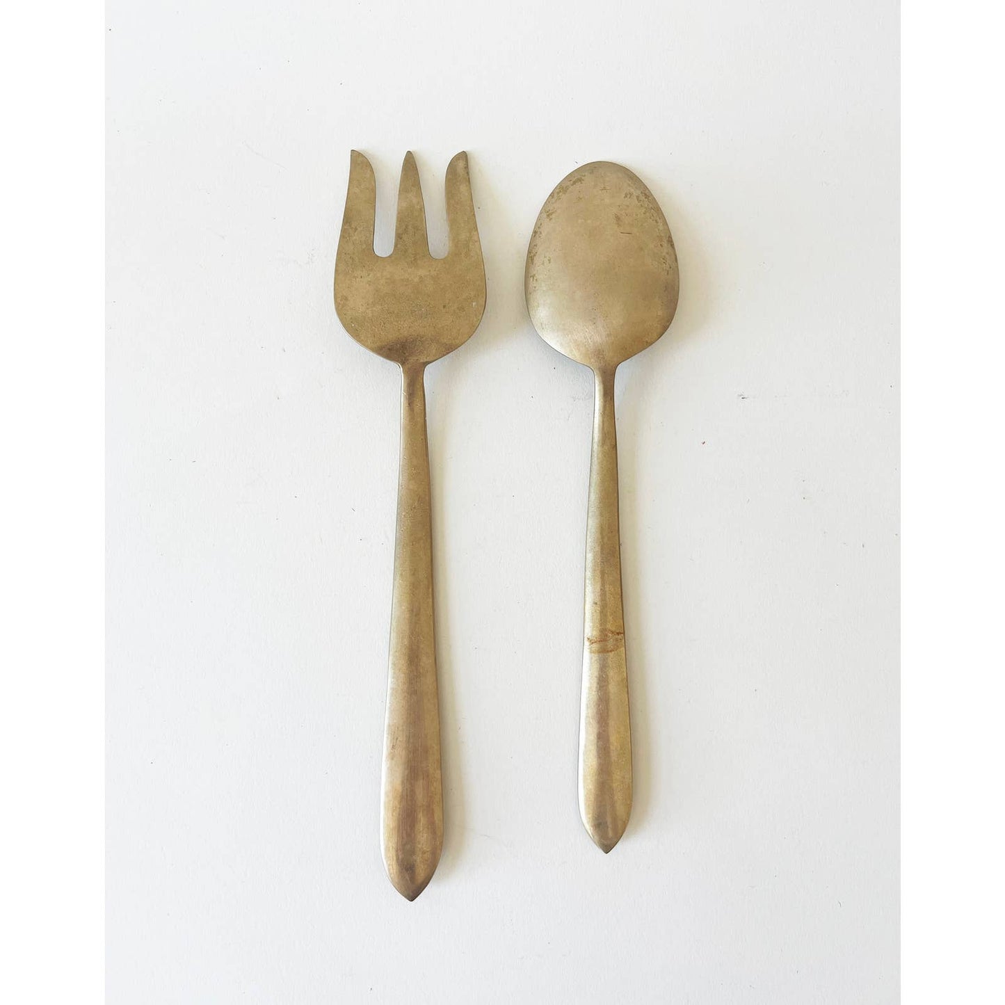 Vintage Brass Serving Utensils