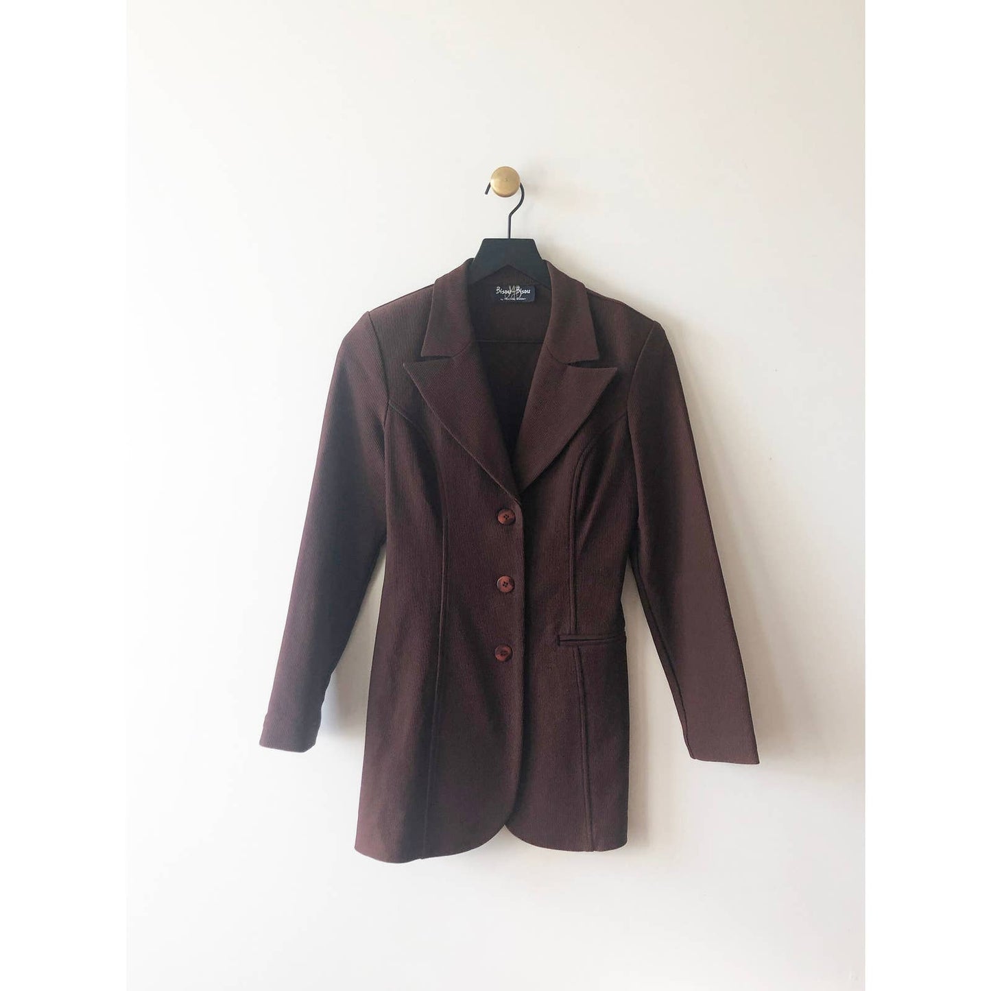 Vintage 90s Neutral Classic Minimalist Blazer