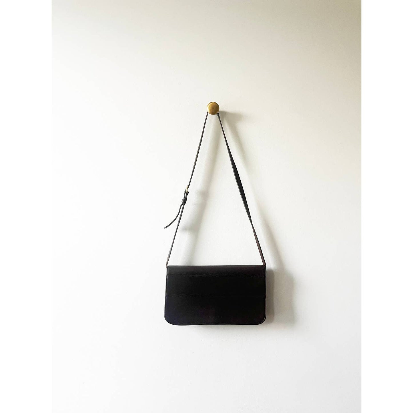 Vintage Dark Brown Coach Crossbody Purse