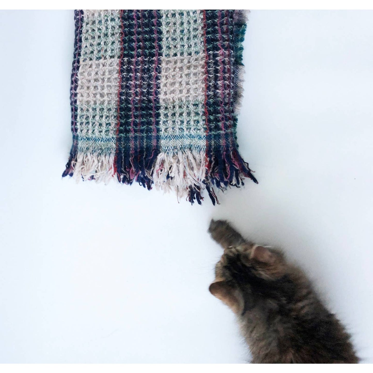Vintage Jewel Tone Tweedmill Throw Blanket