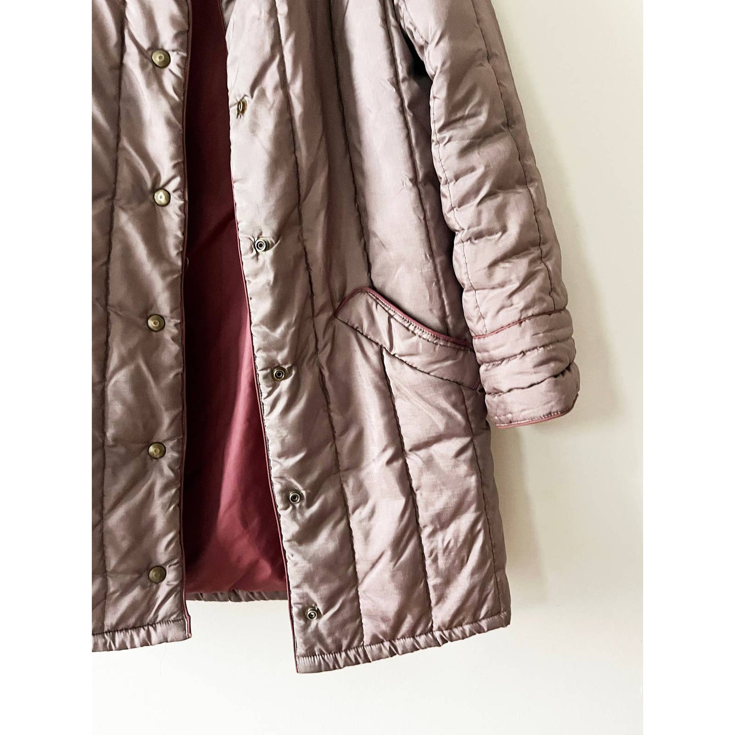 Vintage Purple Puffer Jacket