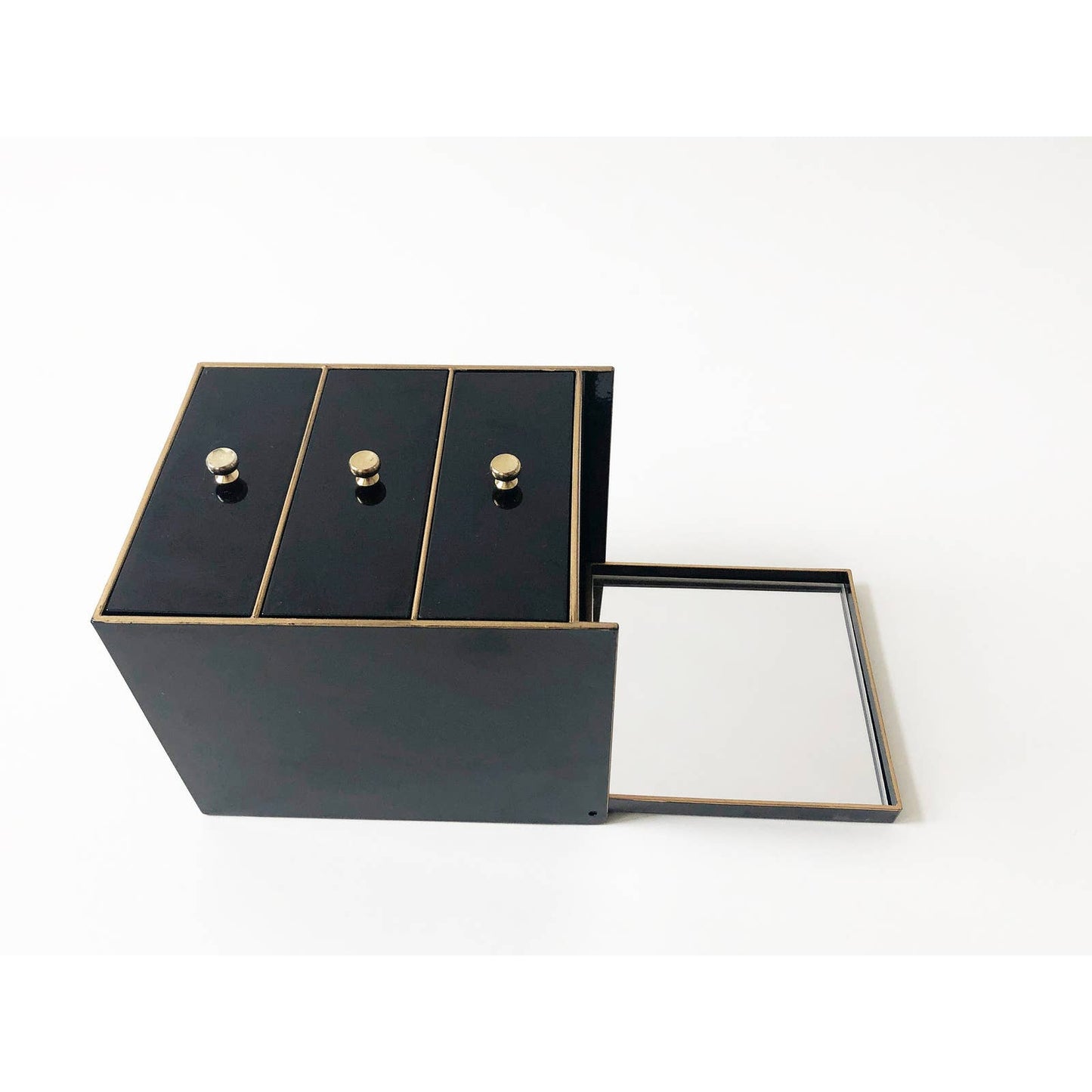 Vintage 80s Flower Drawer Jewelry Box