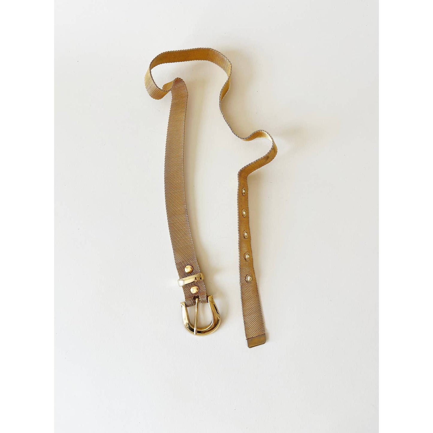 Vintage Gold Metal Statement Belt