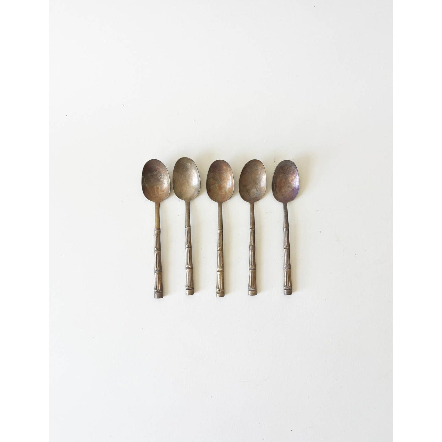 Classic Vintage Brass Bamboo Flatware
