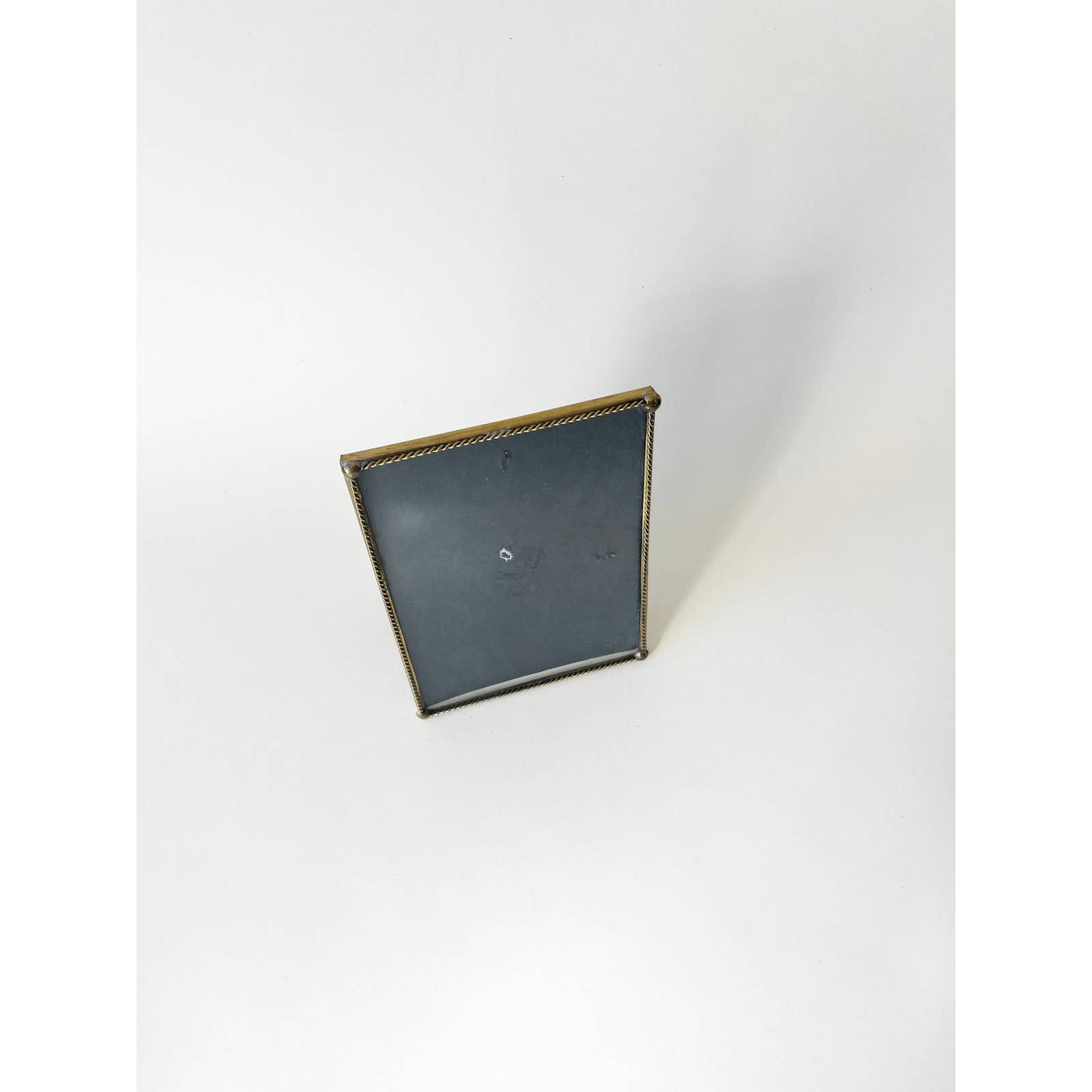 Vintage Thin Edge Brass Picture Frame 5 x 7