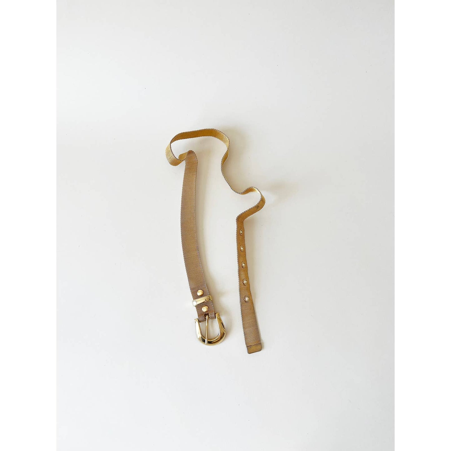 Vintage Gold Metal Statement Belt