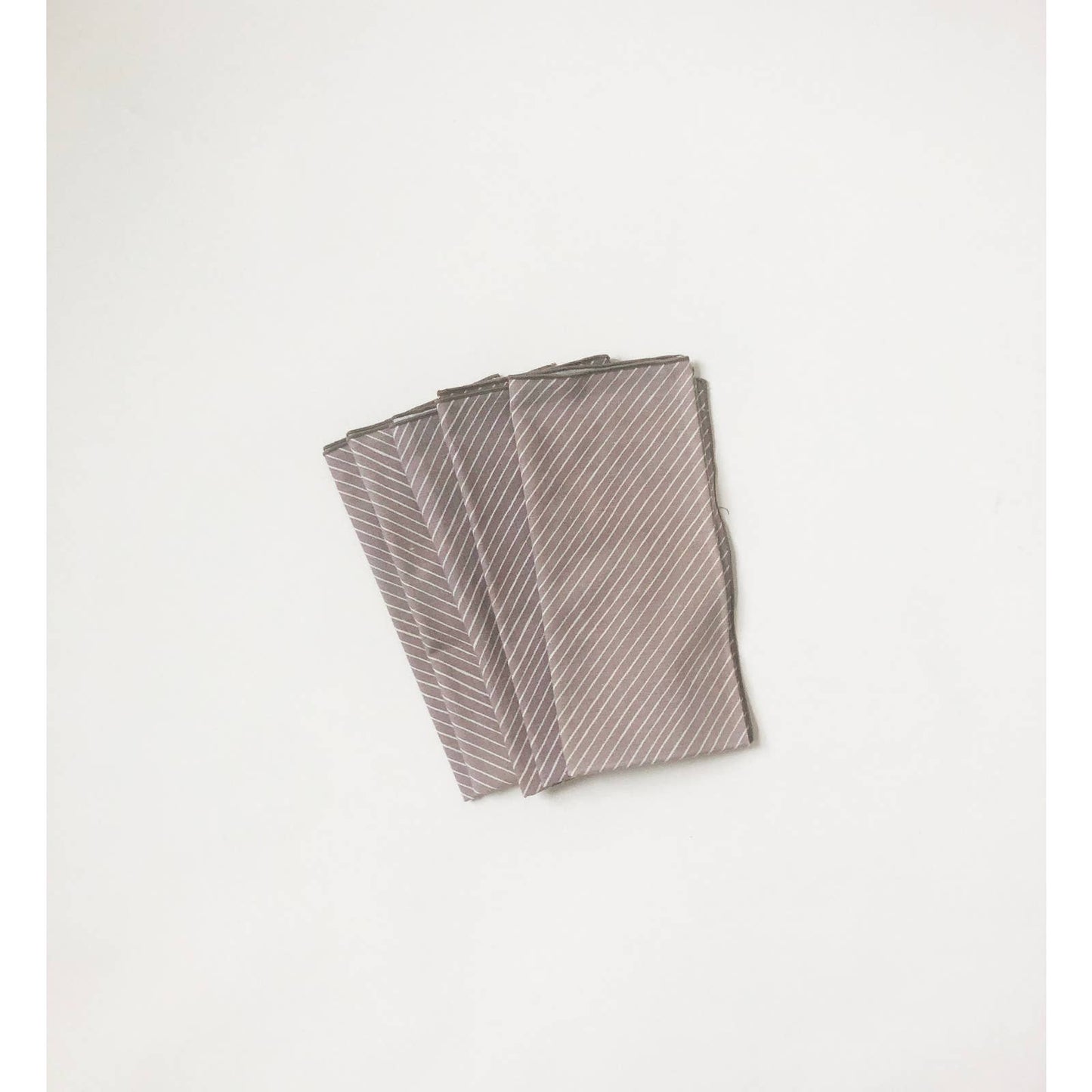 Vintage Striped Cotton Napkins