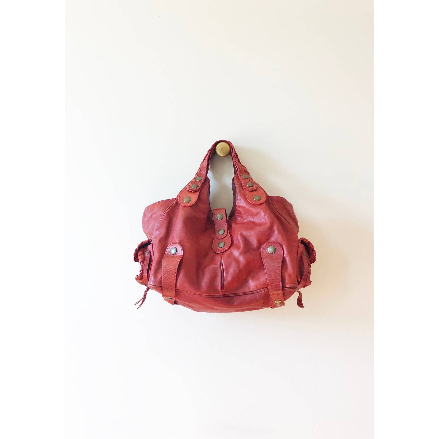 Chloé Silverado Burnt Orange Iconic Leather Shoulder Bag