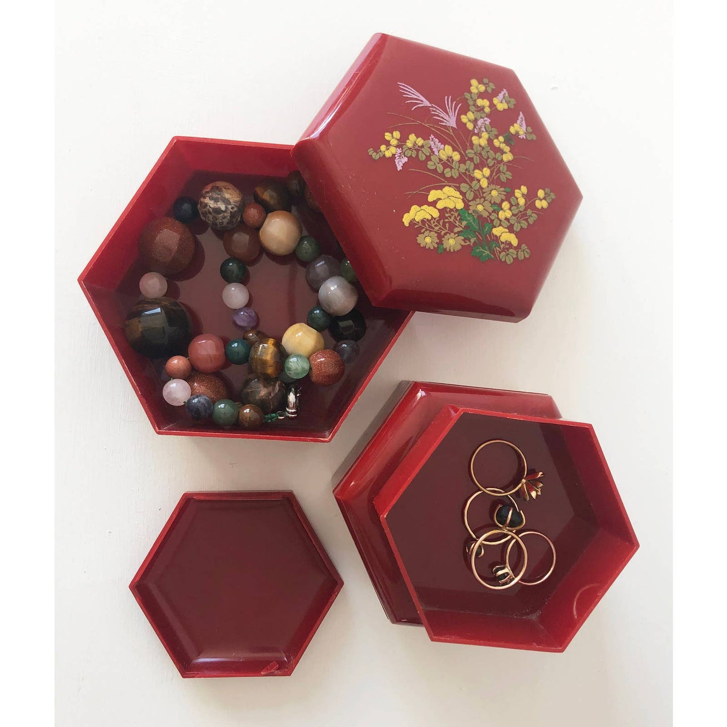 Vintage Decorative Stacking Boxes
