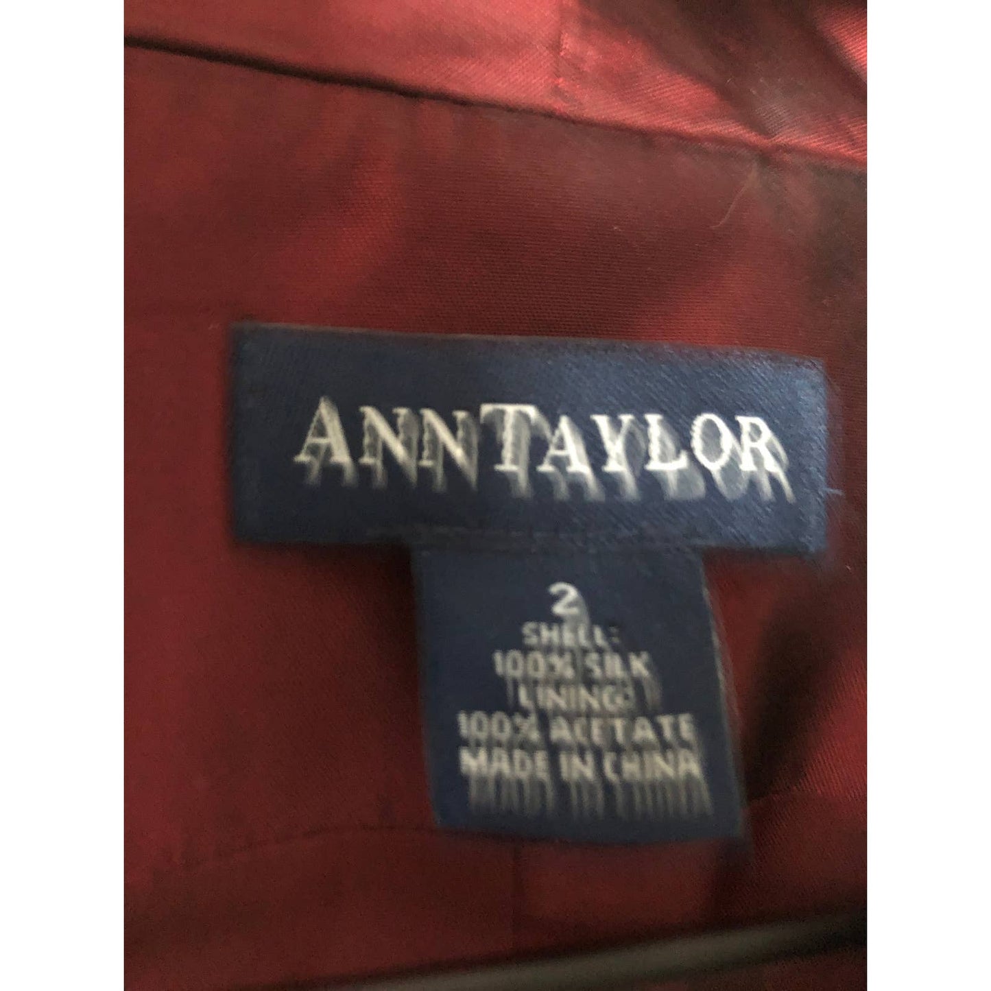 Vintage 90s Maroon Iridescent Top