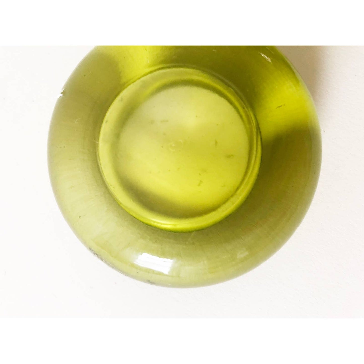 Vintage Neon Green Set of 2 Candle Holders