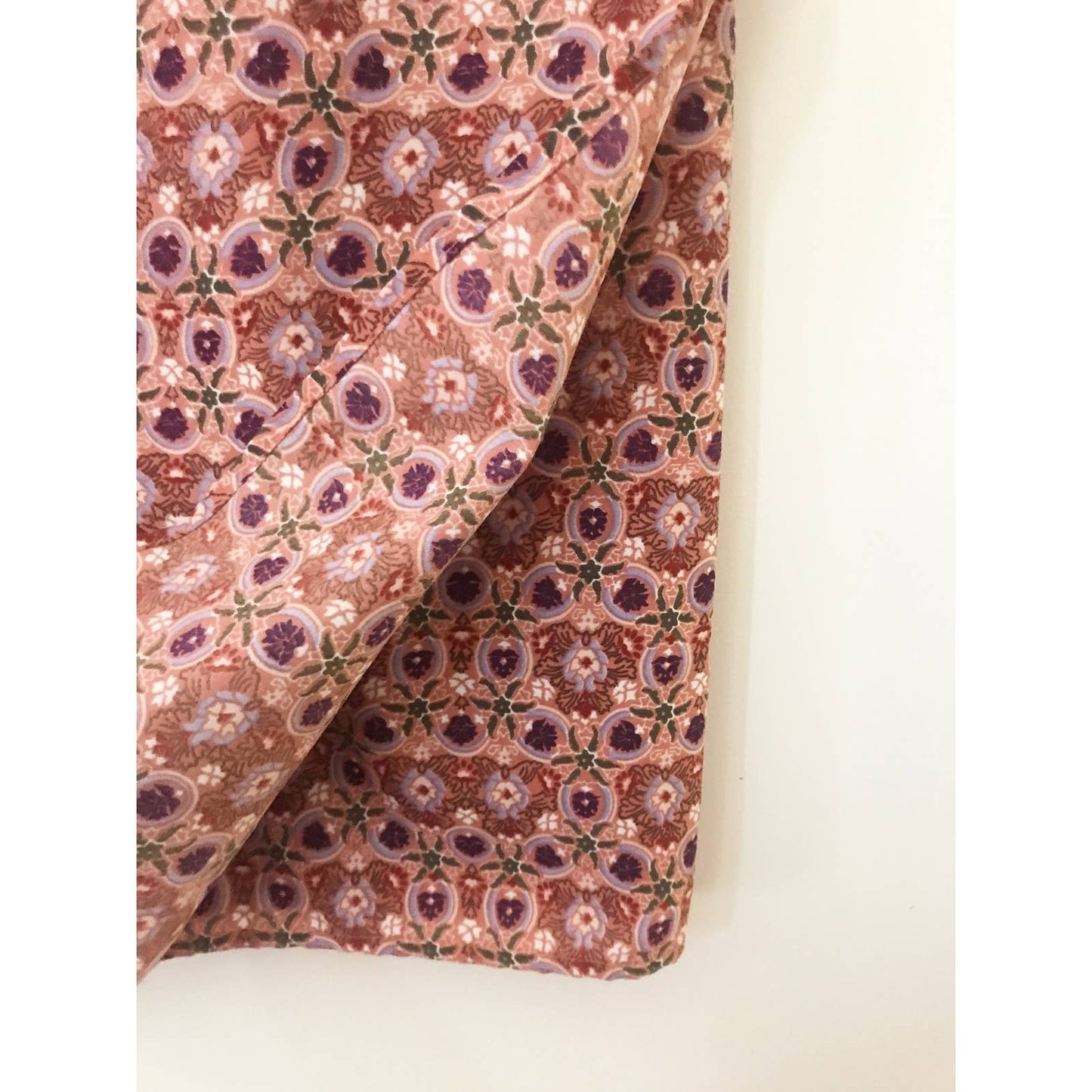 Floral Patterned Wrap Skirt Kaleidoscope Design