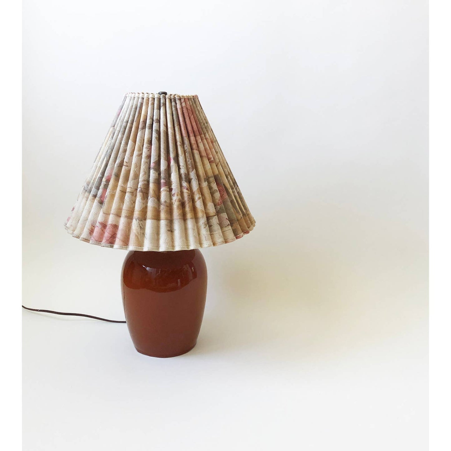 Vintage Orange Ceramic Table Lamp