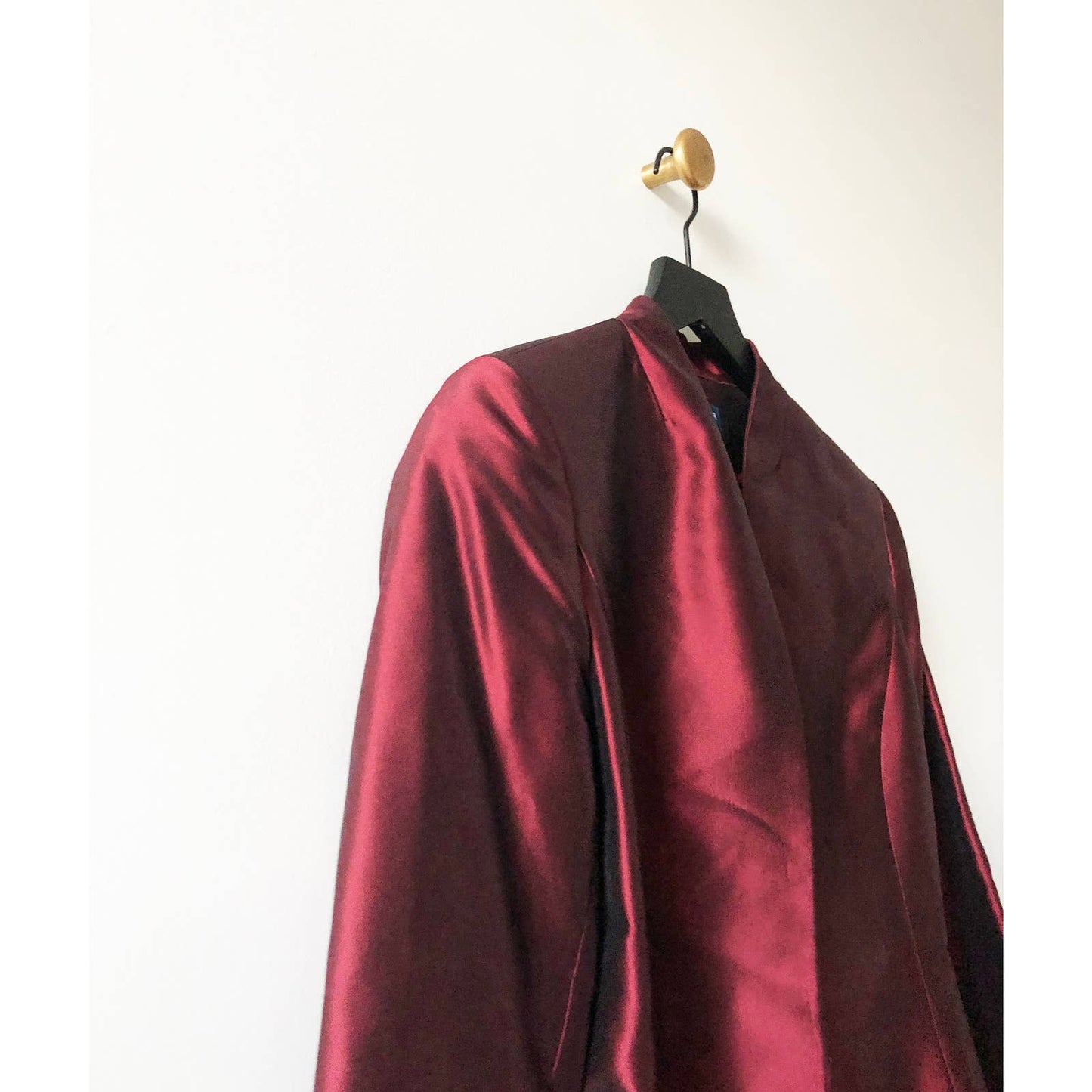 Vintage 90s Maroon Iridescent Top