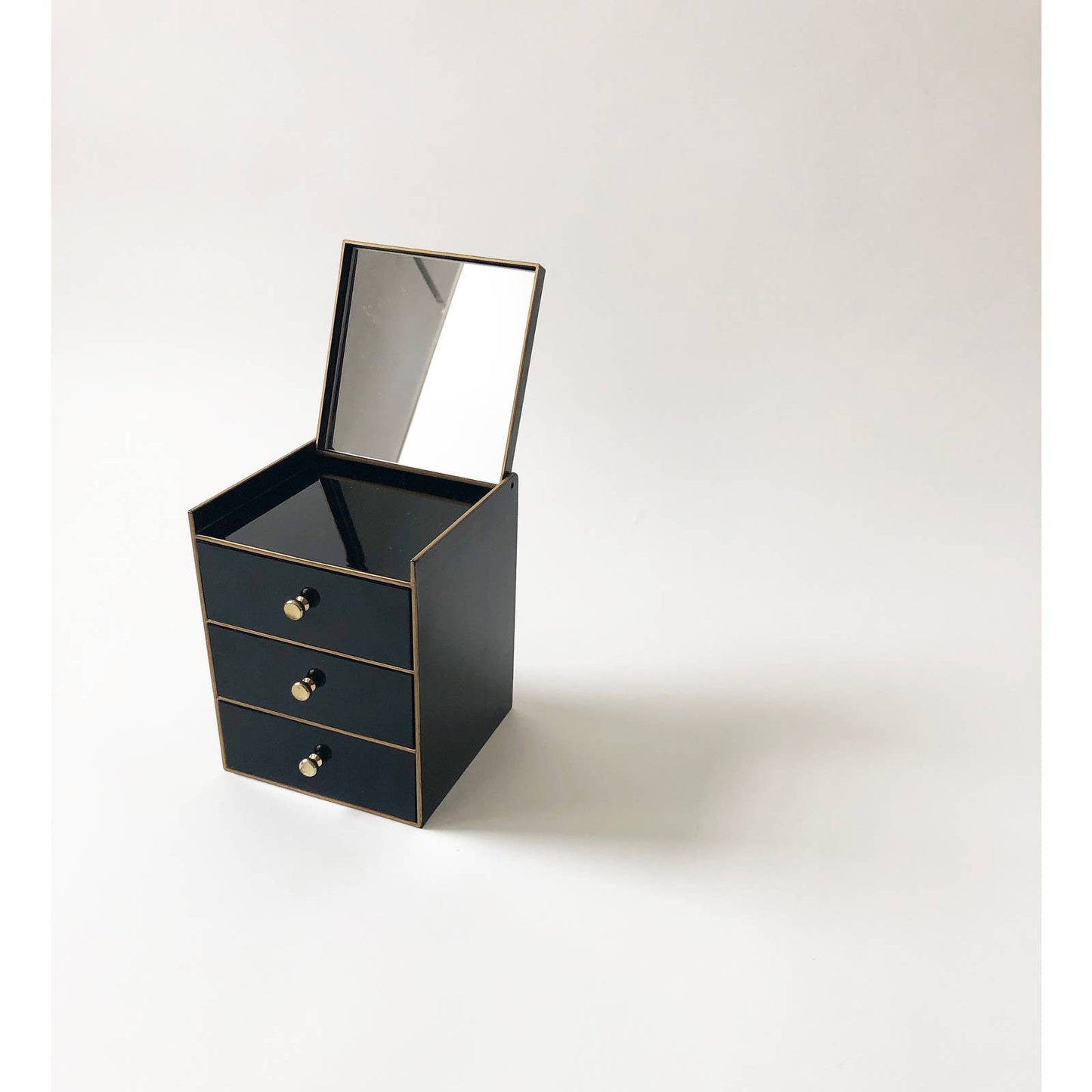 Vintage 80s Flower Drawer Jewelry Box
