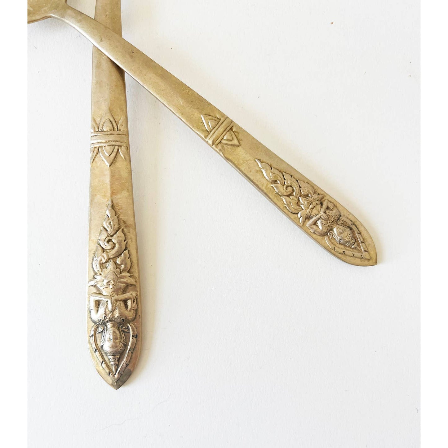 Vintage Brass Serving Utensils