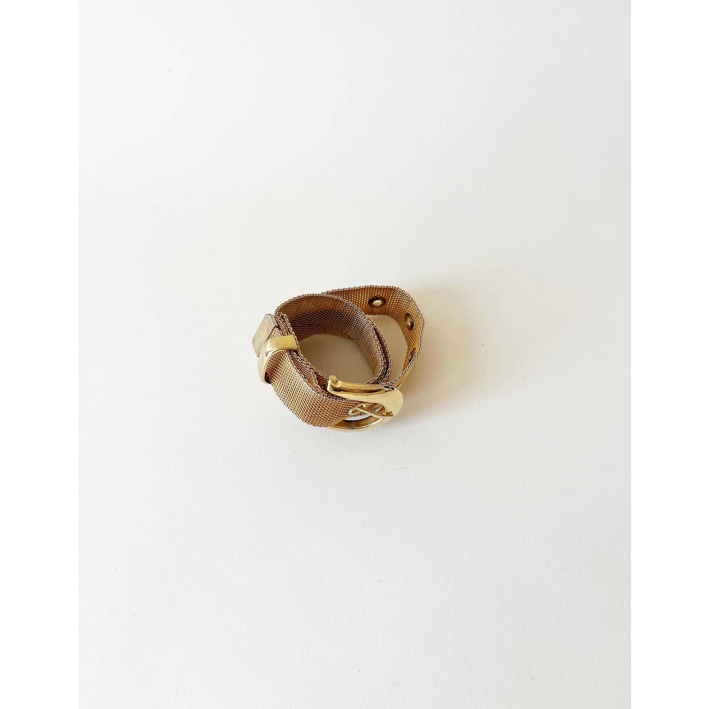 Vintage Gold Metal Statement Belt