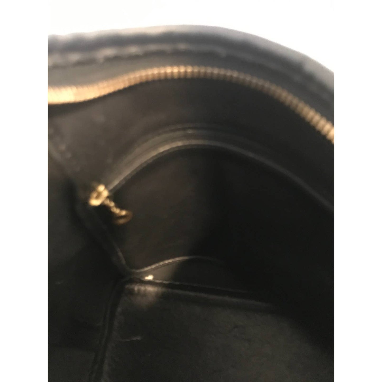 Vintage Coach Black Leather Shoulder Bag / Purse