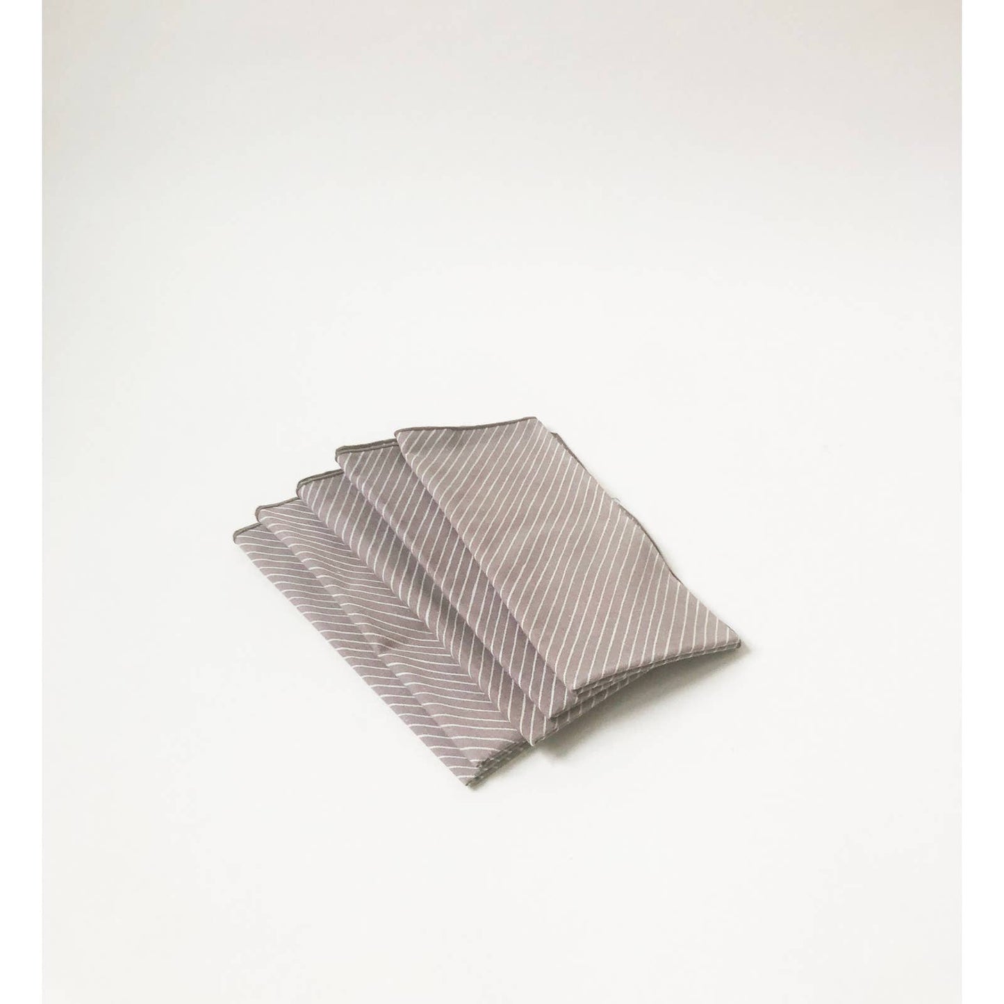 Vintage Striped Cotton Napkins