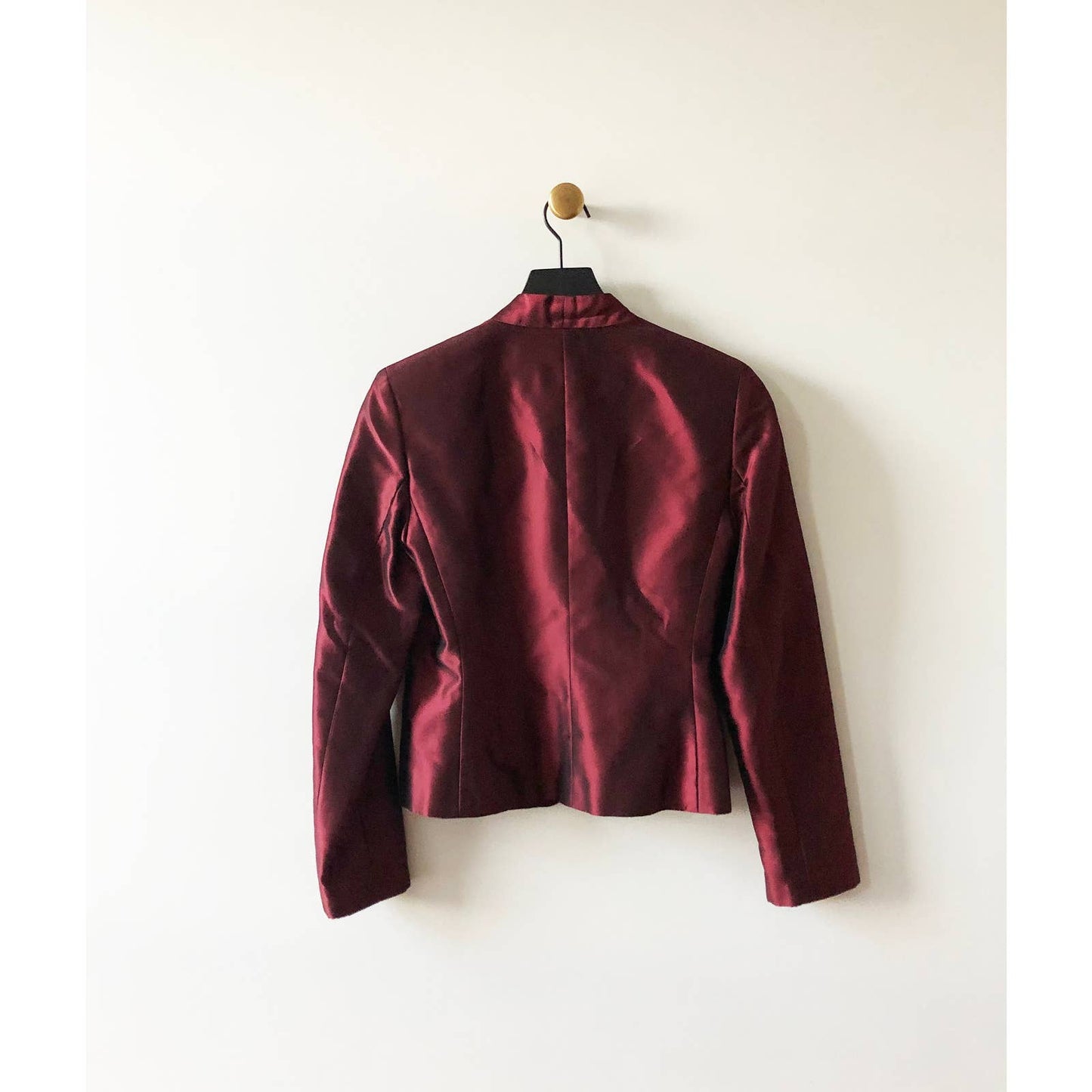 Vintage 90s Maroon Iridescent Top