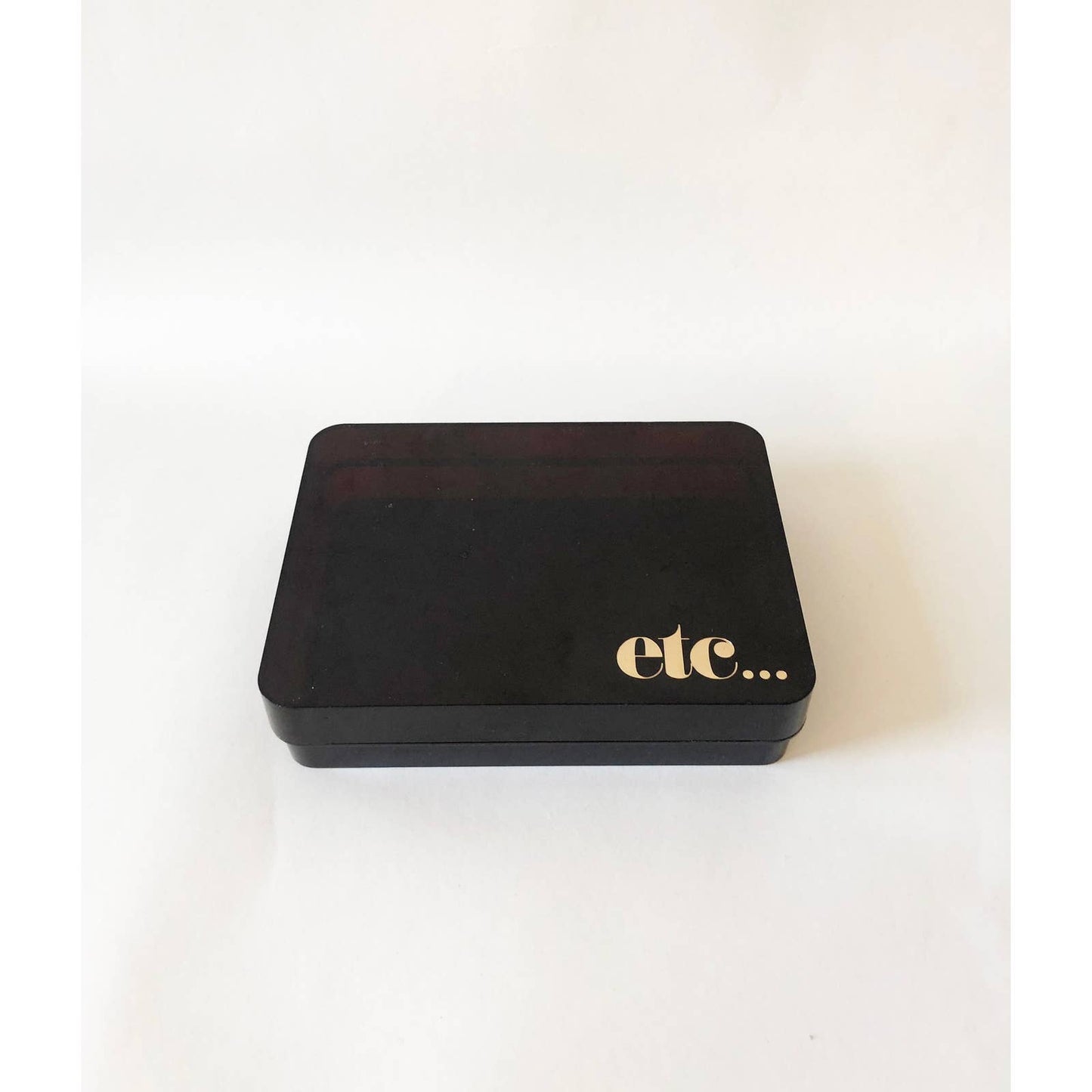Vintage Brown Catch All Acrylic Etc Box