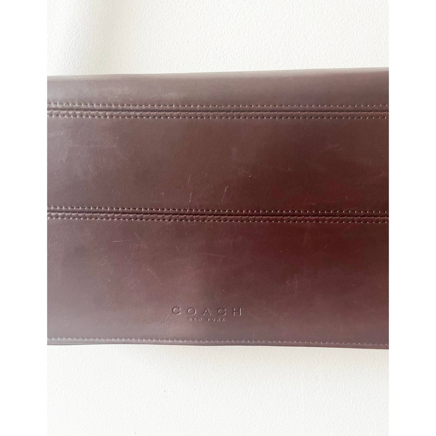 Vintage Dark Brown Coach Crossbody Purse
