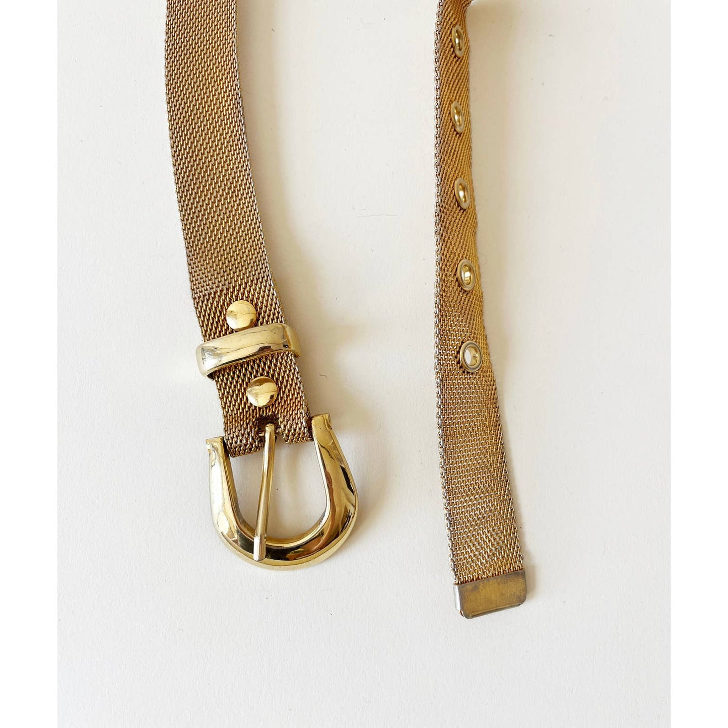 Vintage Gold Metal Statement Belt
