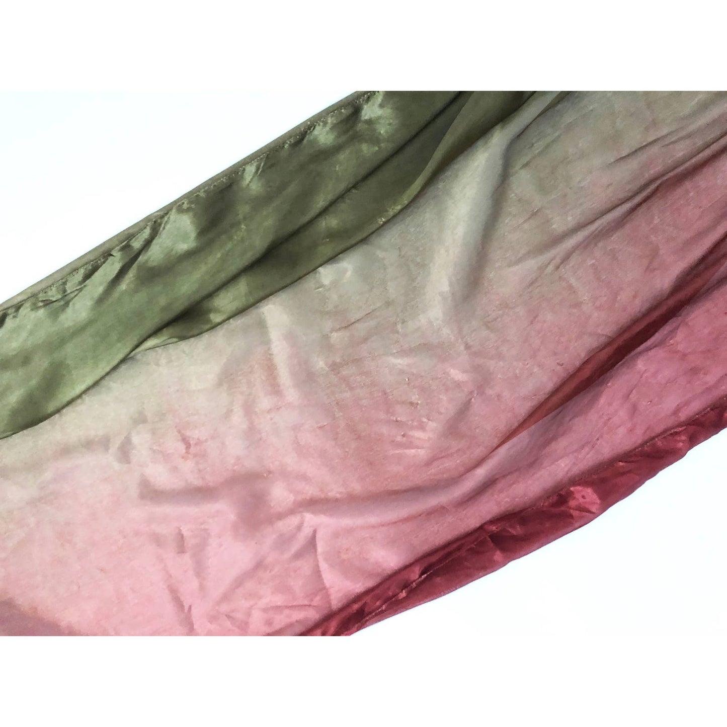 Vintage Orange Ombre Silk Scarf