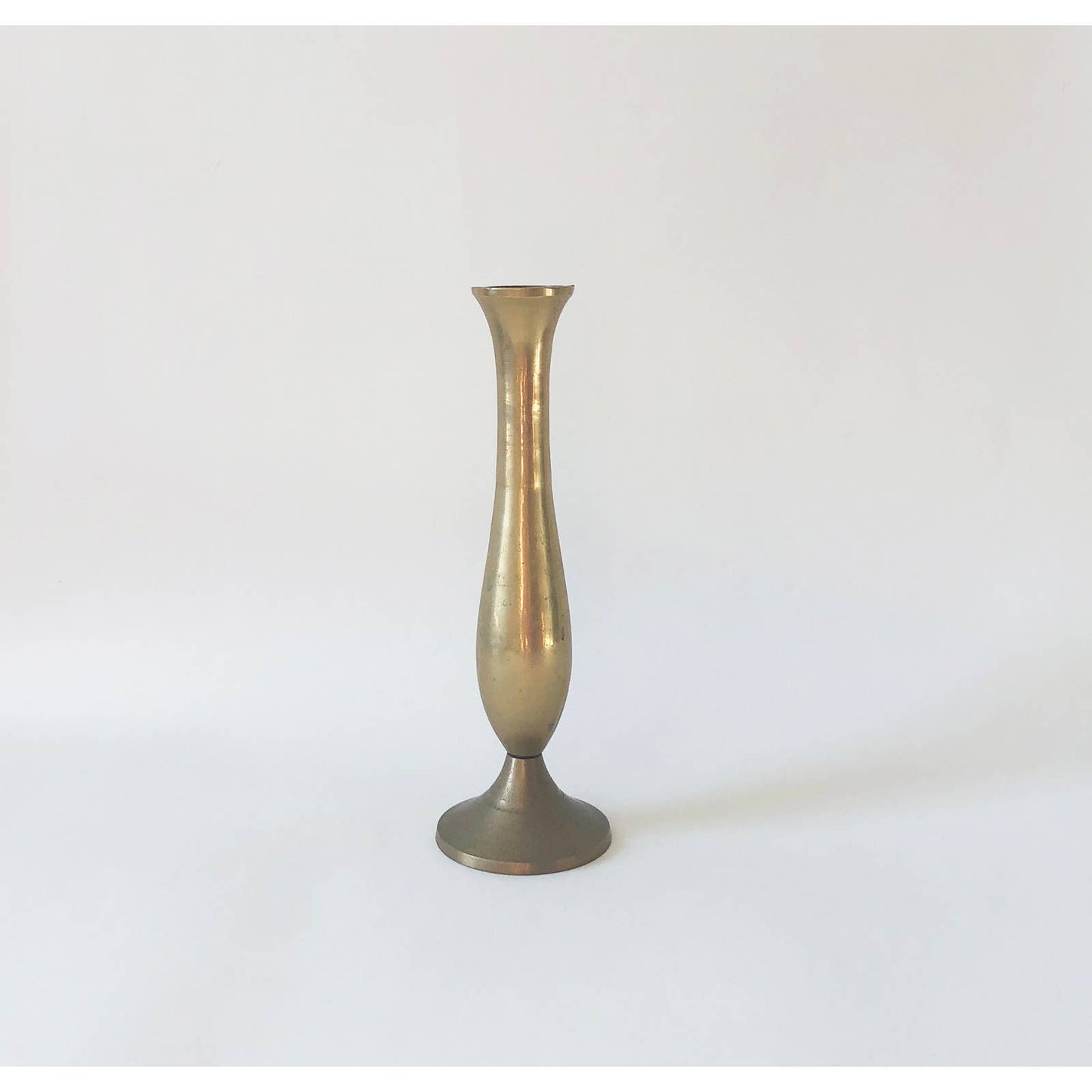 Vintage Tall Brass Vase