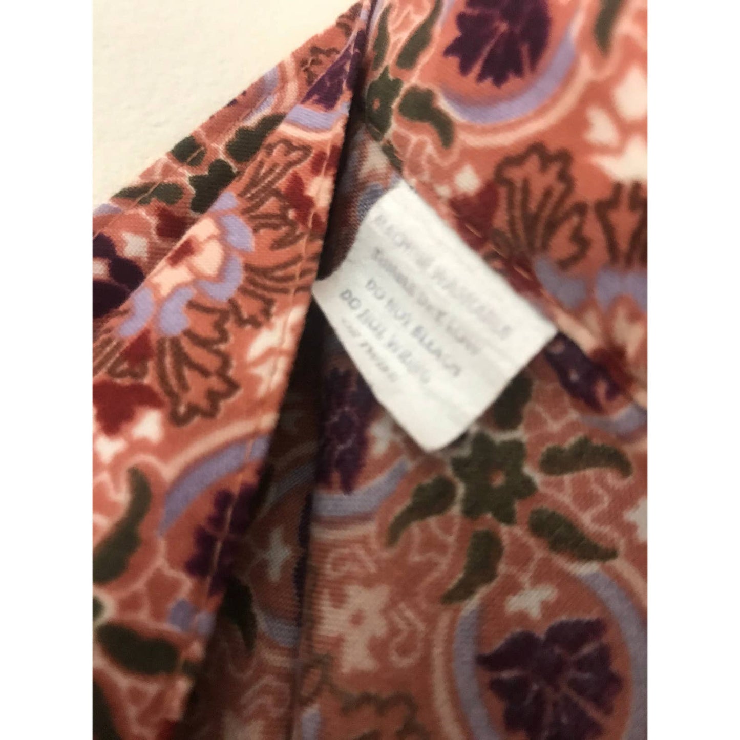 Floral Patterned Wrap Skirt Kaleidoscope Design