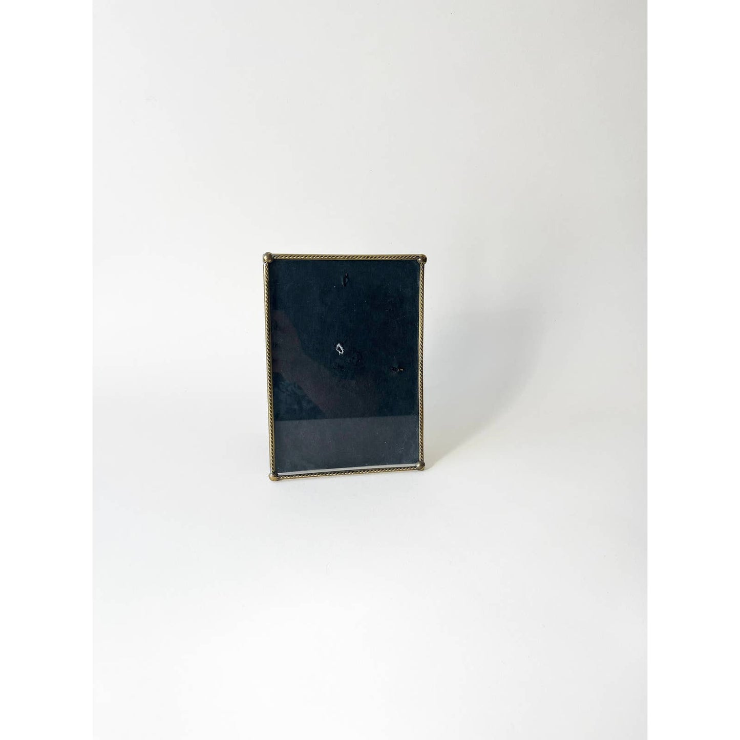Vintage Thin Edge Brass Picture Frame 5 x 7