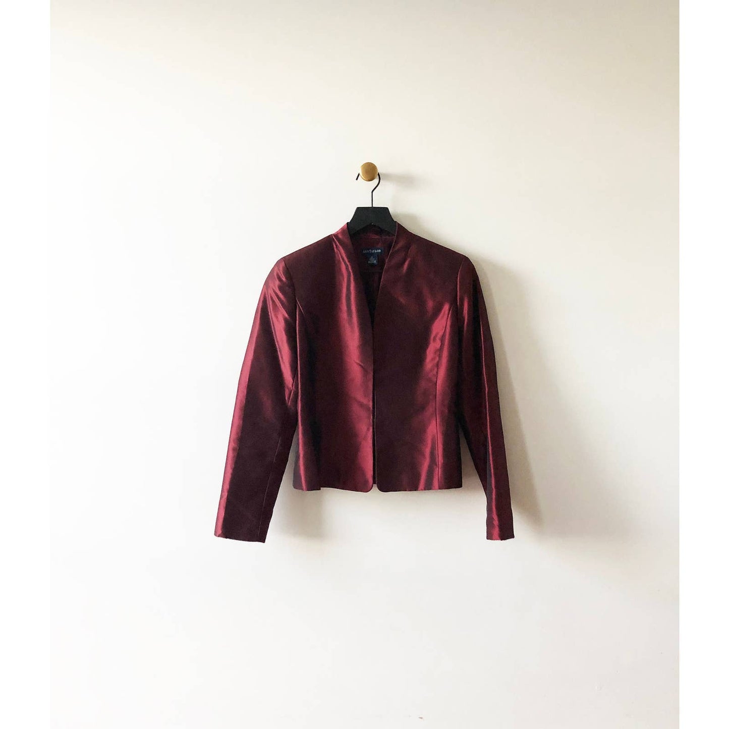 Vintage 90s Maroon Iridescent Top