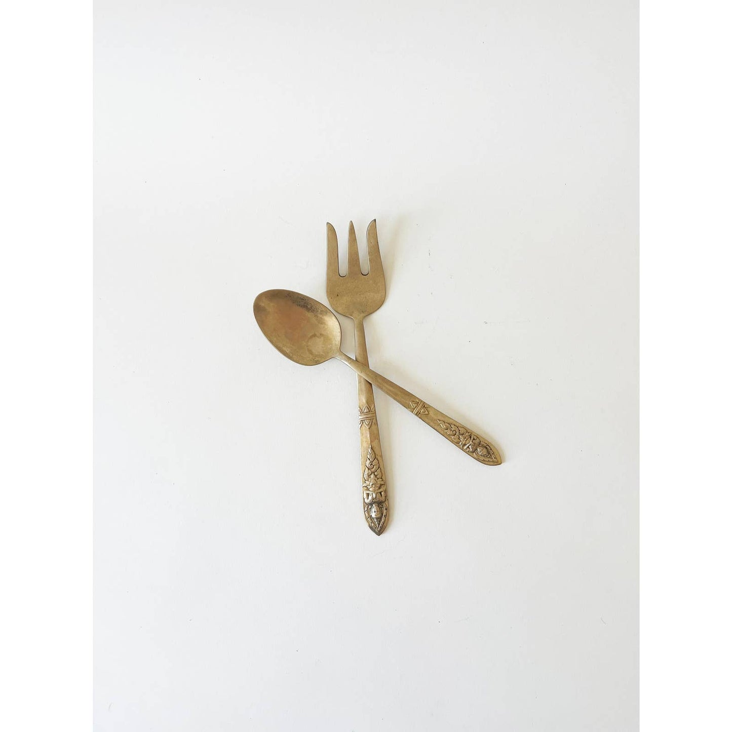 Vintage Brass Serving Utensils