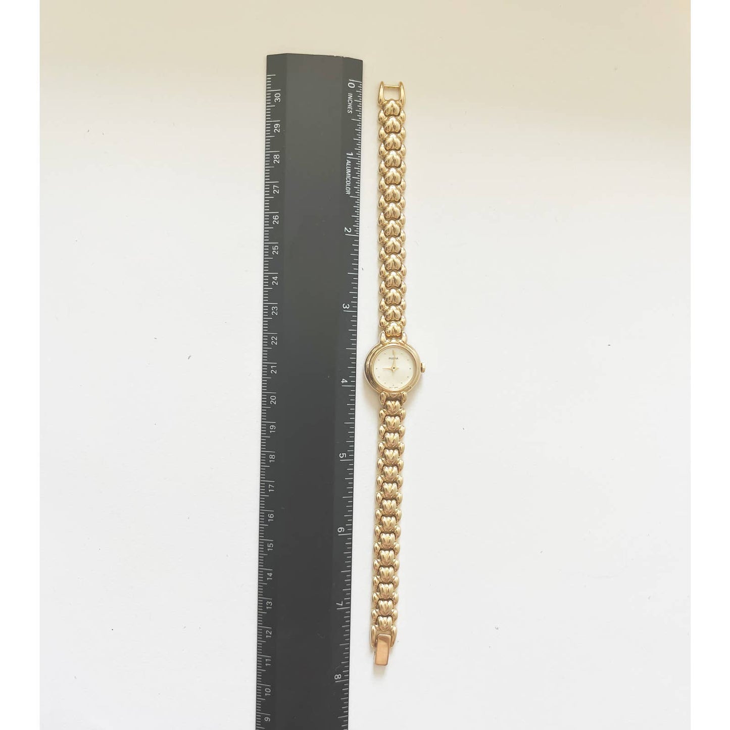 Vintage Gold Chain Link Watch