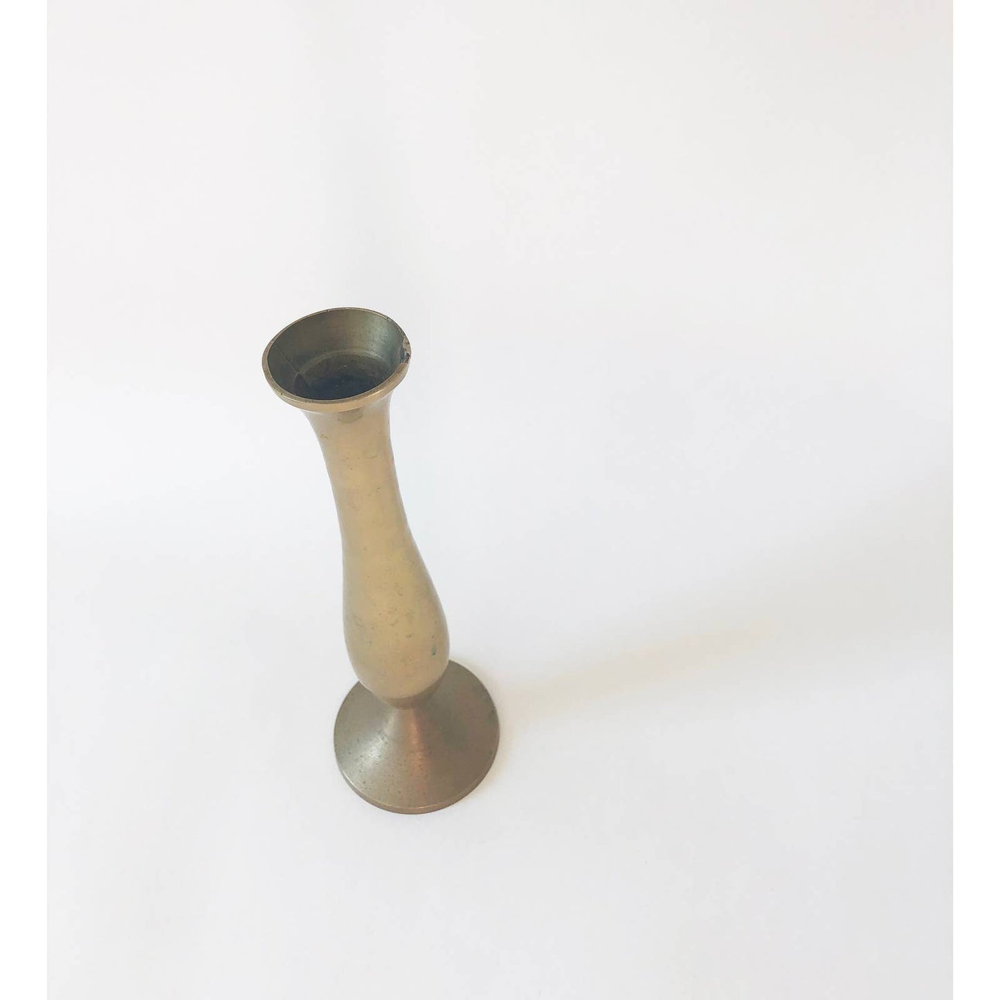 Vintage Tall Brass Vase