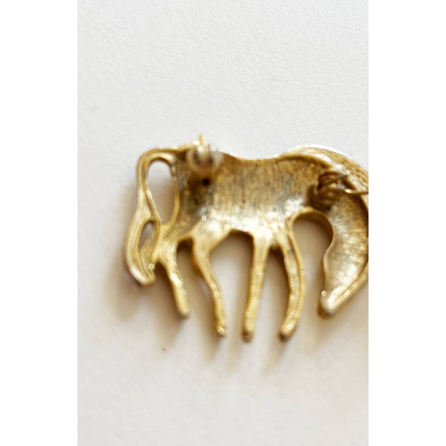 Vintage Greek Zebra Brooch Pin