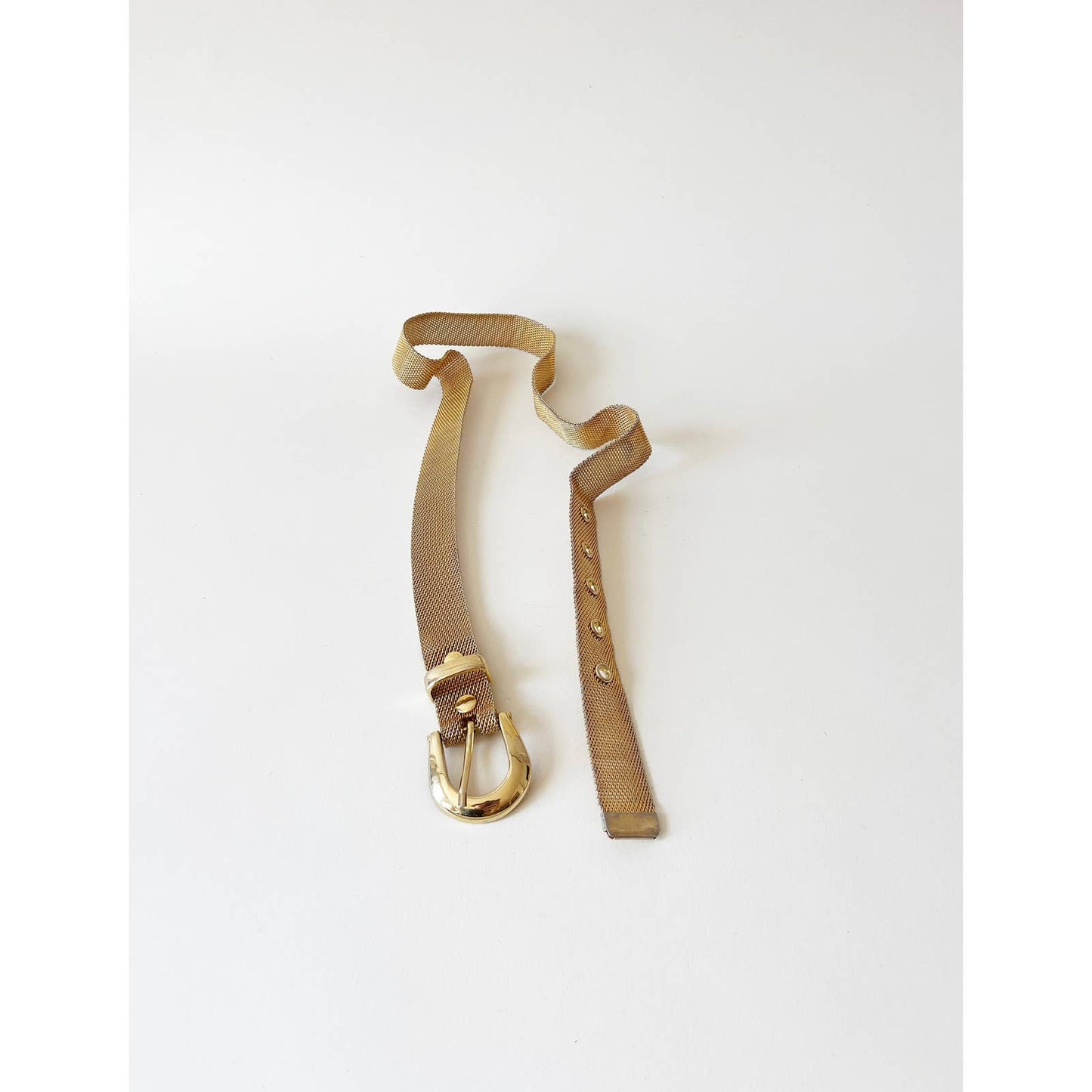 Vintage Gold Metal Statement Belt