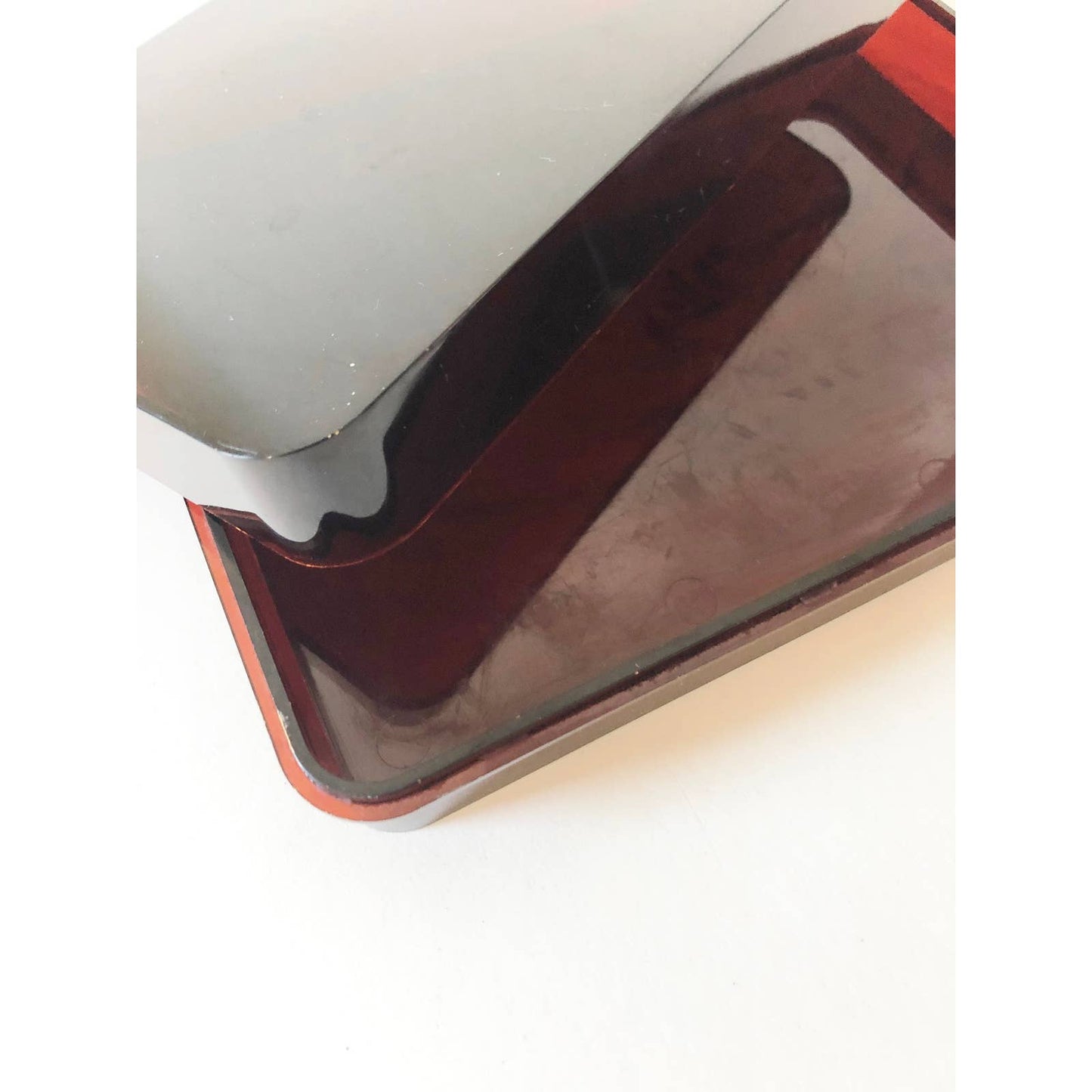 Vintage Brown Catch All Acrylic Etc Box