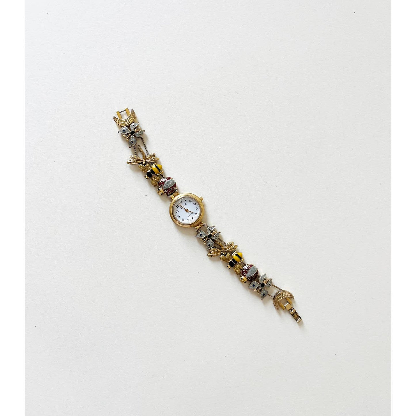 Vintage Rare Whimsical Insect Bracelet Watch