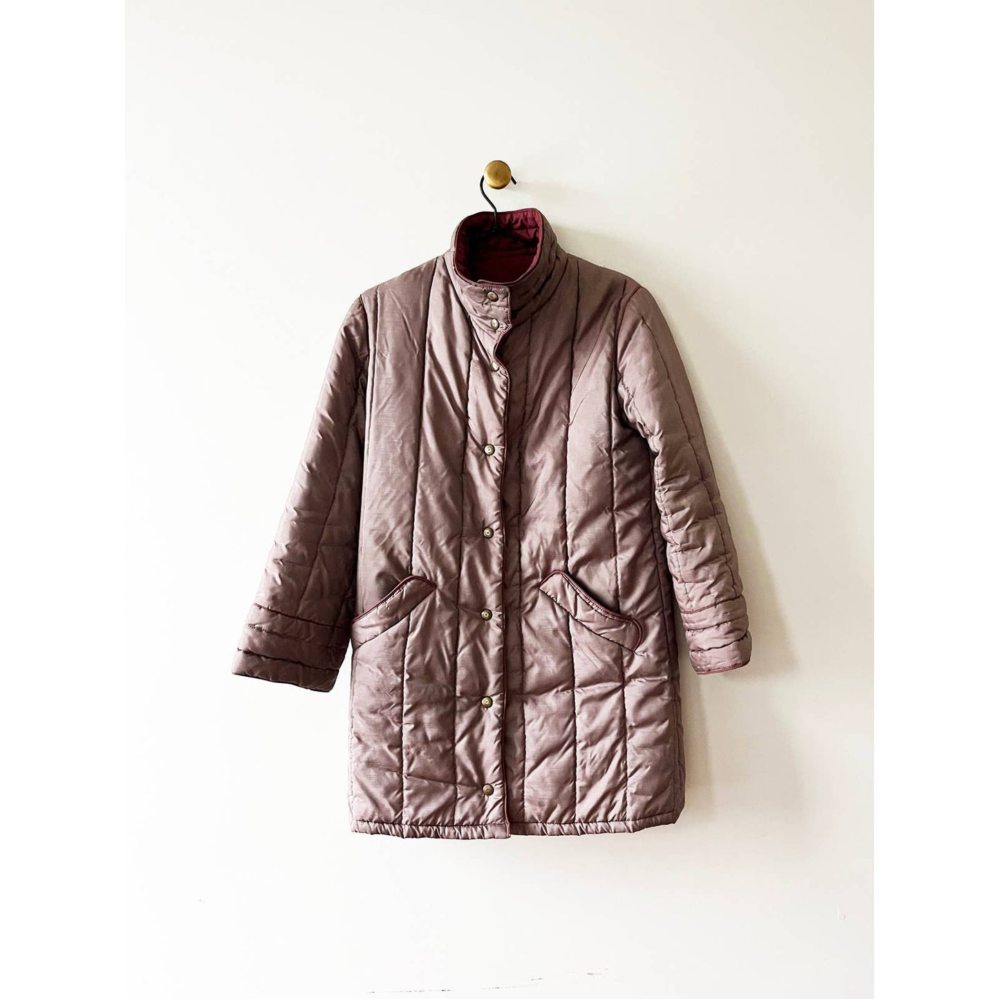 Vintage Purple Puffer Jacket