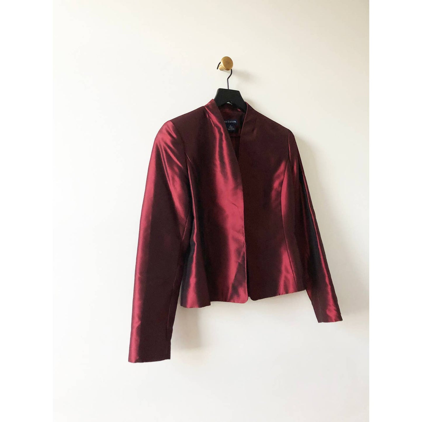 Vintage 90s Maroon Iridescent Top